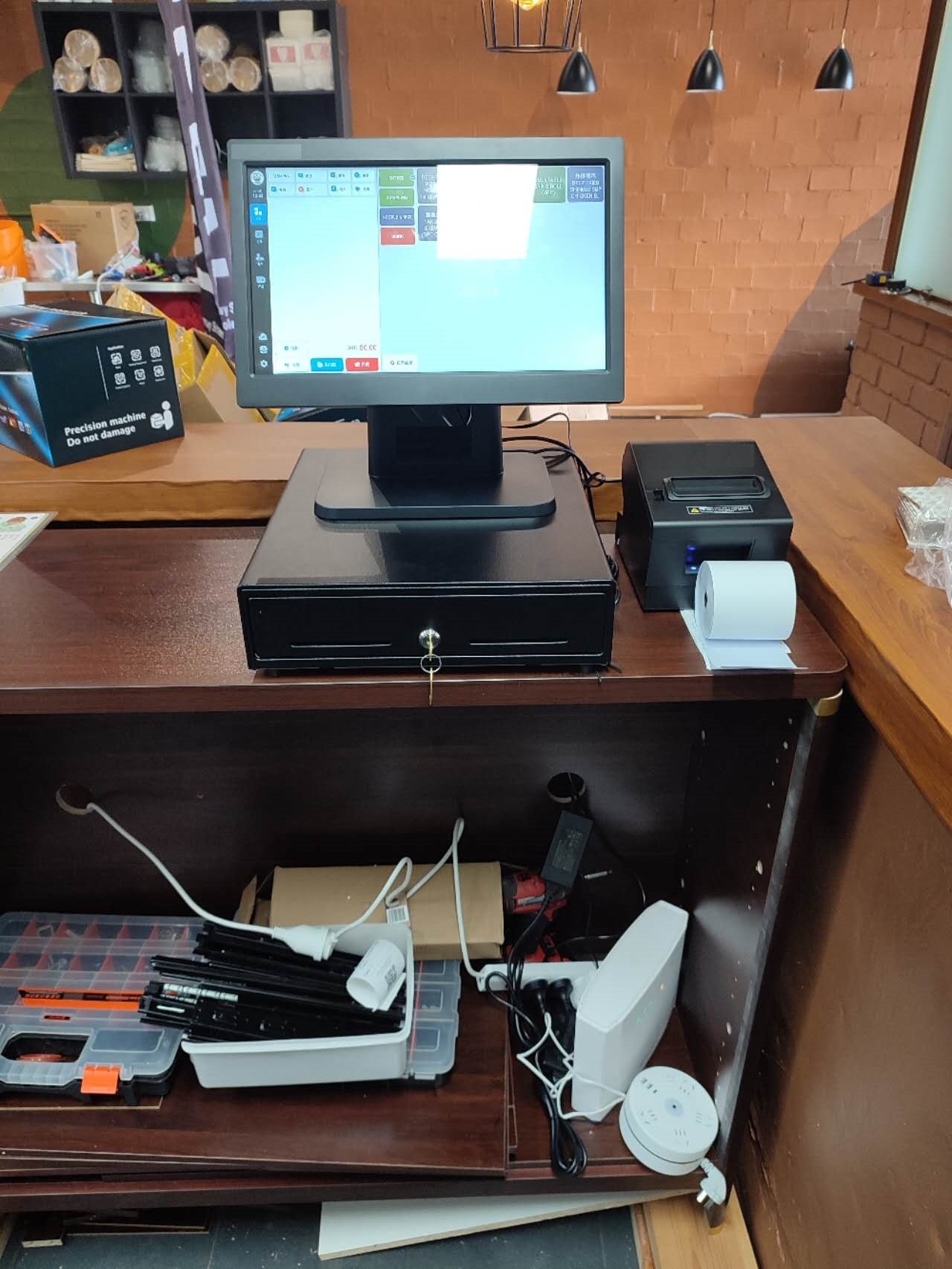 POS Retail Package – 15.6"+10.1" Dual Screen + Printer + Cash Drawer + Tyro No Cost Eftpos Machine - Image 5