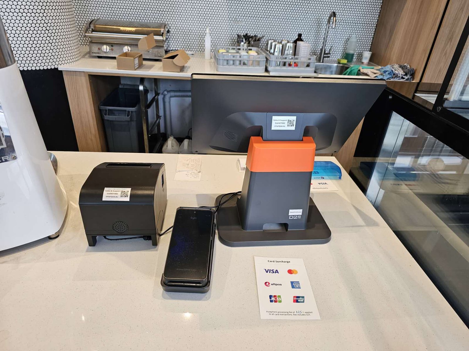 POS Package – 15.6" Single Screen + Printer + Cash Drawer + Tyro No Cost Eftpos Machine - Image 3