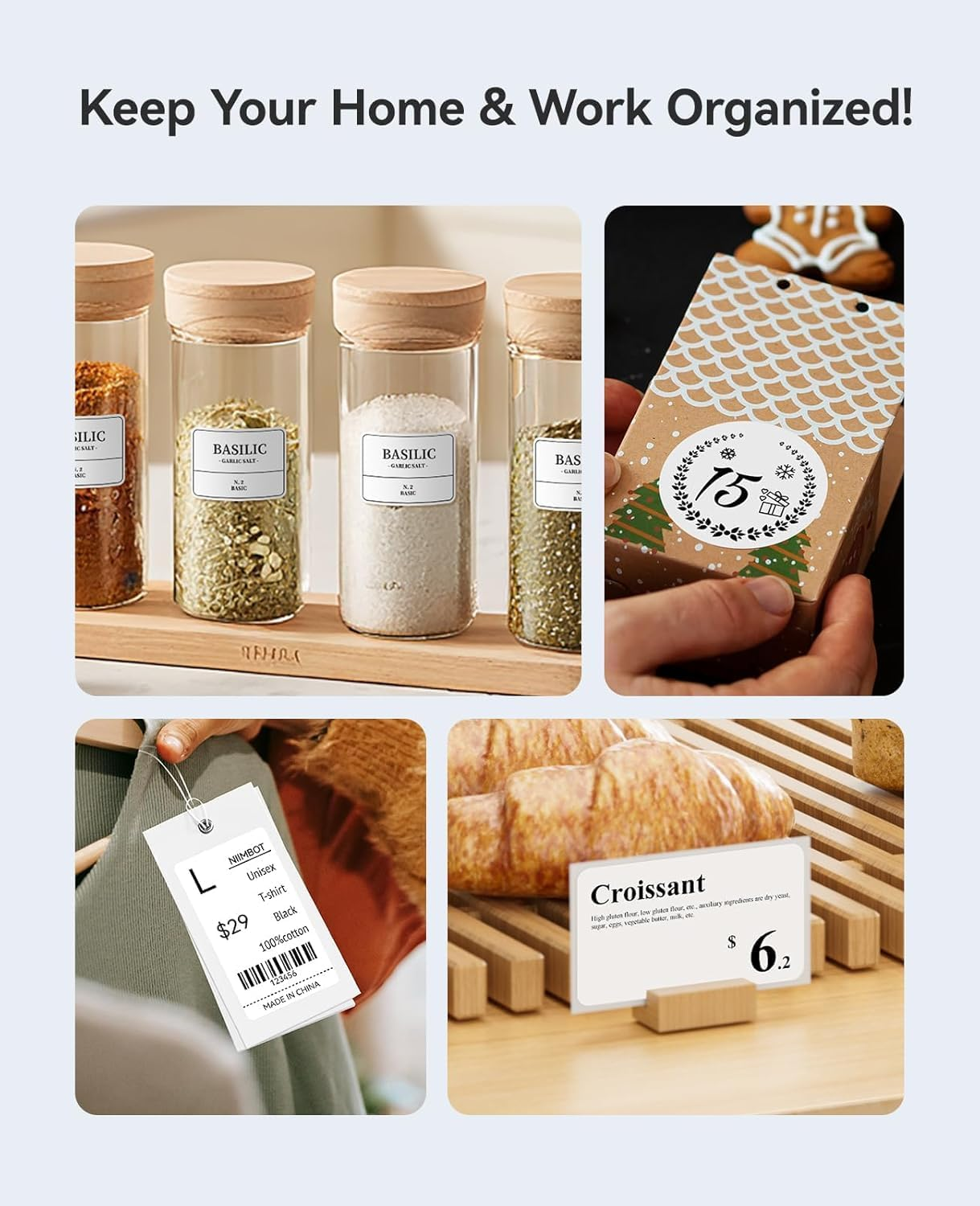 SmartPOS B1 Label Maker, Portable Thermal Label Printer - Image 6