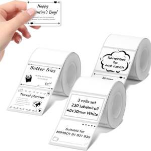 SmartPOS B1 Label Printer Labels White Color